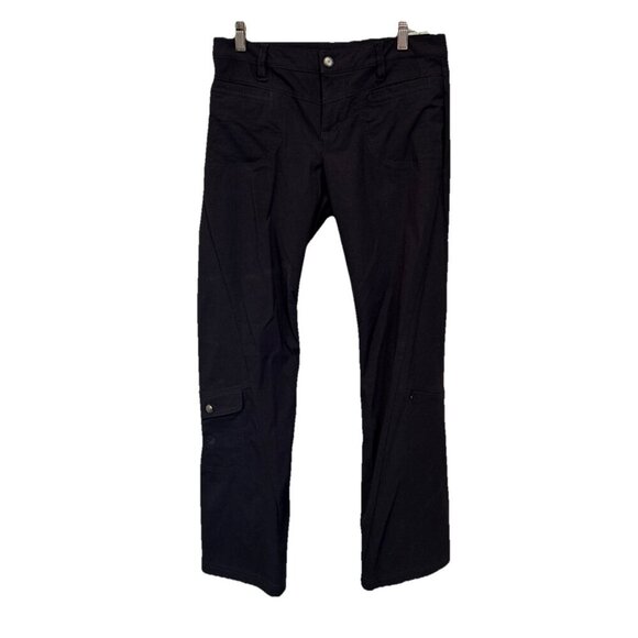 Athleta Dipper Black Hiking Pants Style #39148 Athletic Trousers Women Size 4 - Picture 1 of 13